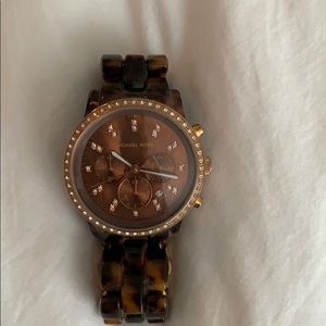Michael Kors Tortise Shell Watch